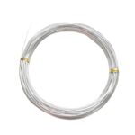 15 Gauge 32.8 Feet (1.5mm 10m) Aluminum Craft Wire for DIY (Silver)