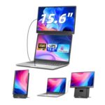 15.6-Inch Laptop Screen Extender, FHD Portable Monitor with Speakers