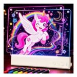 16-Inch Dual-Panel LED Drawing Board for Kids