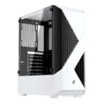 1st Player F3-A-WH Tempered Glass Mid Tower PC Case – White