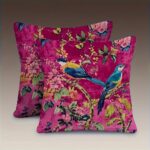 2 Pack Bird Cushion Covers 45x45cm Short Plush No Insert