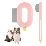 2-Pack Dog Eye Comb & Tear Stain Remover Flea Brush