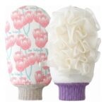 2-Pack Double-Sided Exfoliating Gloves for Women and Men