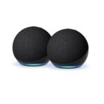 2 Pack Echo Dot (Newest Gen) Bluetooth Smart Speaker with Wi-Fi & Alexa