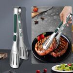 2 Pcs Stainless Steel Kitchen Tongs, Food Tong with Non-Slip Silicone Tips and Grip – Heat Resistant Metal Tongs – Amazon Haul Global