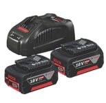 2 x Bosch 5Ah Li-Ion CoolPack Battery Rapid Charger – Free C&C
