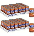 2 x Fanta Zero Orange Soft Drink Cans, 24 x 330ml – discount at checkout ( £11.85 – £14.07 with S&S) 4 for £28.40