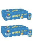 2 x Rubicon Mango Sparkling Fruit Soft Drink with Real Fruit Juice, 24 x 330ml Cans – at checkout (£12.07 – £13.02 with S&S)