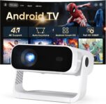 2026 New Smart Projector Built-in Apps Android 14 Native 1080P 4K Supported