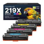 219X/219A Toner Cartridges with Chip for HP BCYM 4-Pack