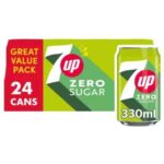 24/18 Pack Cans – Any 2 For £15 – Mix & Match – 7UP Zero, Coca Cola, Diet Coke, Pepsi Max, Dr Pepper Zero, Tango, Fanta, Lucozade, IRN-BRU