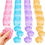 28PCS Mini Cube and Cat Paw Squeeze Set for Hand Use
