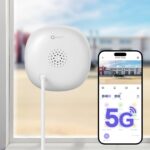 2K Indoor Window Camera, Dual-Band 2.4/5GHz WiFi Security Camera