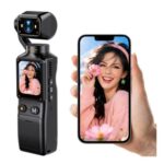 2K Vlogging Camera with Rotatable Lens, Handheld Pocket Creator