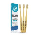 3-Pack Bamboo Toothbrushes, Soft Bristles, Natural Wood – £5.49 S&S Voucher