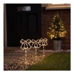 3 Pack Bow Stake Lights – Warm White