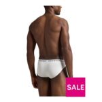 3 Pack Low Rise Briefs – White