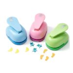 3-Piece Circle Punch Set with Moon, Footprint and Orchid Designs