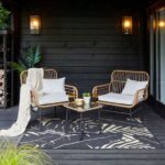 3 Piece Rattan Rope Bistro Set