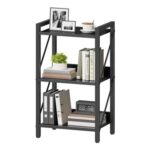 3-Tier Bookshelf Black