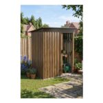 3 X 5FT Outdoor Metal Storage Shed with Lockable Door