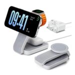 3-in-1 Foldable Magnetic Wireless Charger for Apple Watch, iPhone, AirPods