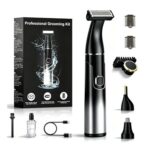 3-in-1 Mens Body Hair Trimmer, USB-C, Easy Clean