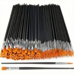 30-Piece Nylon Paint Brush Set (Flat & Round Tips for Acrylic, Oil, Watercolour) Sold and Ship By Haul Global