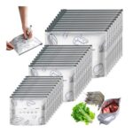 30PCS Aluminum Foil Fresh-Keeping Bags, 3 Sizes, Reusable