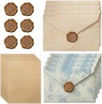 32 Pcs Letter Writing Set, Stationery Paper and Envelopes, Premium Paper for Daily Use & Romantic Notes