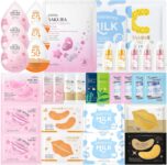 33PCS Skincare Gift Set for Women & Teen, Teenage Girl Gifts & Pamper Gifts for Women with Face Masks, Serum, Cream & Lip Care, Korean Skincare Set for Birthday & Special Occasions, Skin Care Gift Set