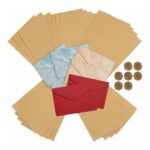 35Pcs Letter Writing Set with Paper, Envelopes and Sealing Stamp