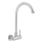 360 Swivel Kitchen Sink Faucet, Single Lever, Stainless Steel