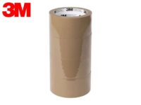 3M pack of 4 x Clear / Brown (Scotch) packiing tape – 66m long and 50mm wide (tempresistant to 60C, dispensercompatible)