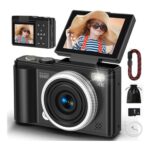 4K 64MP Autofocus Compact Vlogging Camera with SD Card