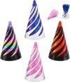 4pcs Spiral Impossible Fidget Toy, Impossible 3D Spiral forAdult Printed Spirals Cone Fidget Toy Desktop Sculpture 3D Printed Pass Through Fidgets Toys for Home Office Decoration