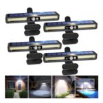 4x Solar Smart Light with Motion Sensor, Clip Outdoor Garden