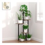 5-Tier Wood Plant Stand for Indoor Living Room Corner