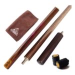 57 Inch 3/4 Jointed Snooker Billiard Pool Cue Set 18oz, 9.5mm Tip