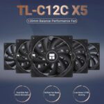 5Pack Thermalright TL-C12C 120mm PWM CPU Fan at deliming321 FBA
