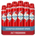6 x Old Spice Deep Sea Deodorant Body Spray 150ml 24/7 – £12.78 S&S