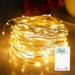 60LED 6m Fairy Lights Battery Operated, Battery Powered String Light Indoor