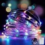 60LED Fairy Lights Battery Operated,6M/19Ft Fairy Lights Multicolor