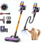 80Mins Cordless Vacuum Cleaner, 650W 55Kpa Stick Vacuum Cleaner for Home