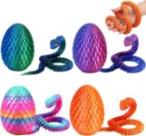 8PCS 3D Animal Printed Set, Movable Joints, 3D Printed for Adults
