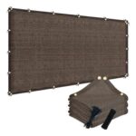 90% Sun Shade Cloth for Pergola, 6×20 Ft, Grommets