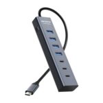 ABFCRTTW USB-C 7-Port Hub, Aluminium Multiport Adapter
