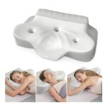 ABLEGRID Memory Foam Cervical Pillow with Contour Gel for Sleepers
