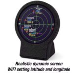 ADSB Flight Tracker USBC Desktop Radar 1.28 Inch WiFi Silent Aviation Receiver 3DPrinted Case Desk Decor
