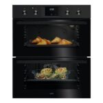 AEG OU5NU20B Built under Electric Double Oven – Black – a Rated